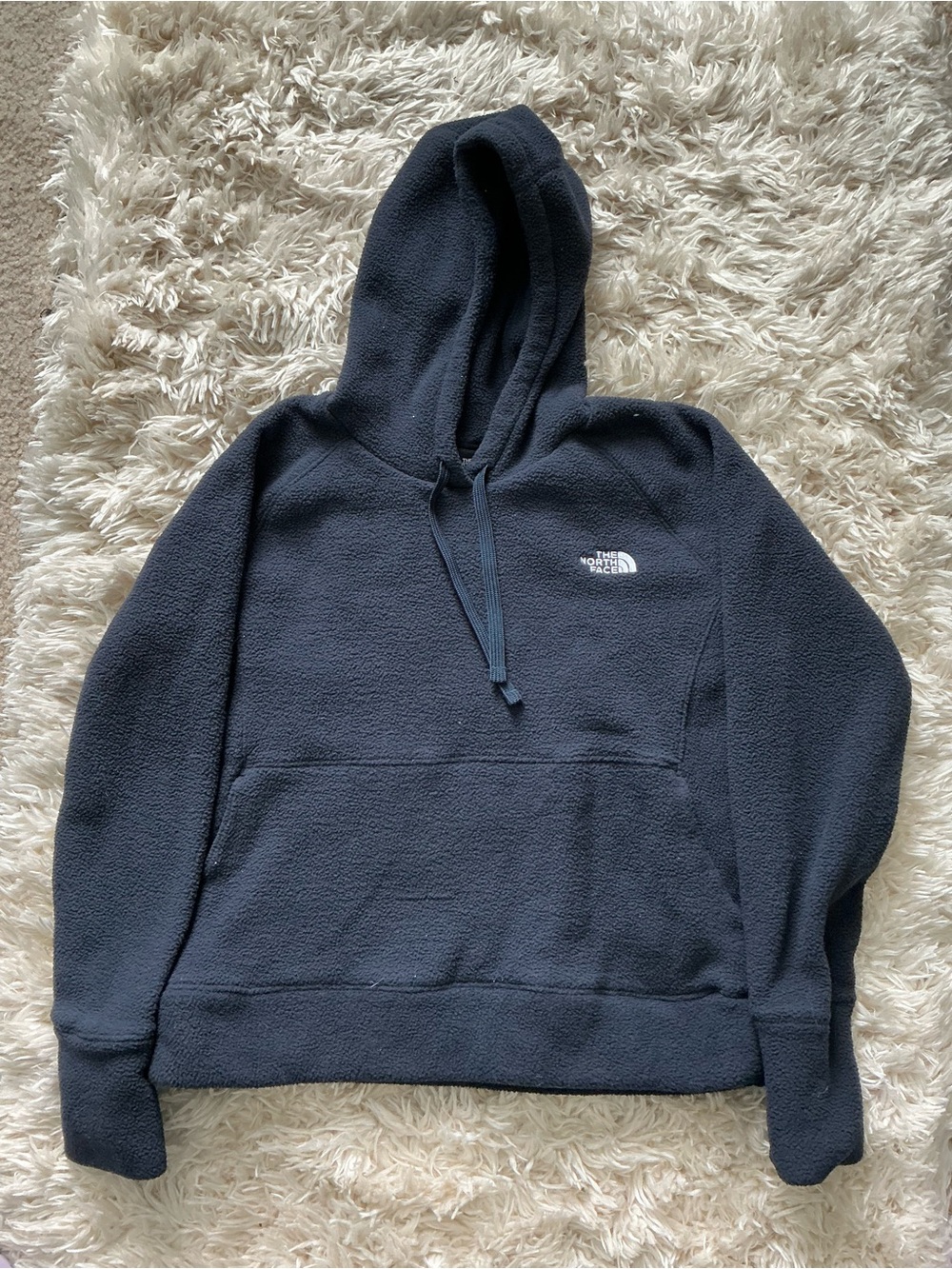 The North Face Men's Dark Navy Fleece Zip-Up Hoodie